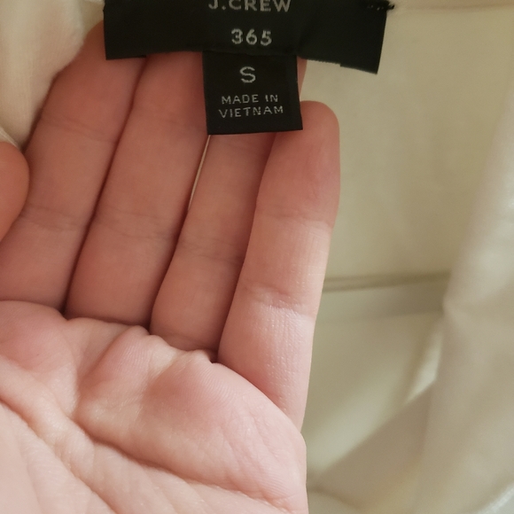 J. Crew Drapey Tie-Neck Top in Ivory S - Picture 4 of 5